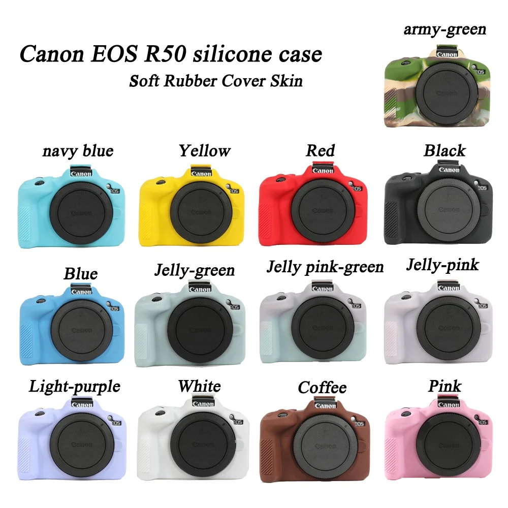 Custodia Protettiva In Silicone Per Fotocamera Canon R50 Per Canon Eos R50