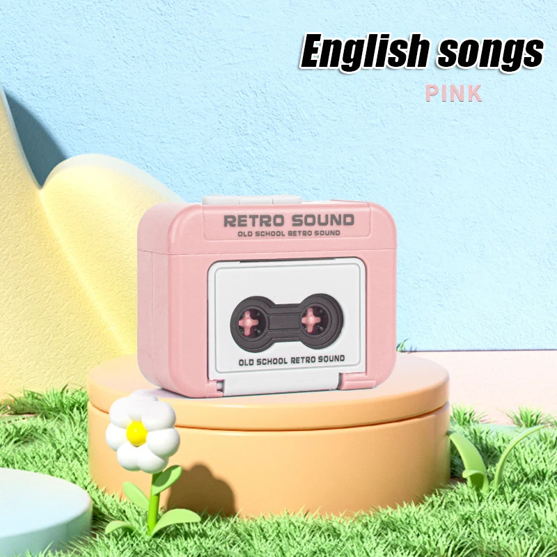 Vintage Mini Cassette Recorder Key Chain – Retro Music Player Keyring Gift