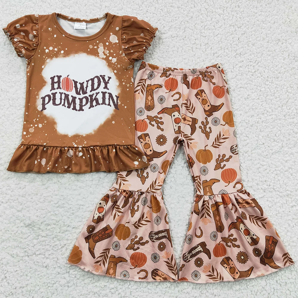 Pumpkin Orange Icing Ruffle Leggings,Baby leggings, Pumpkin