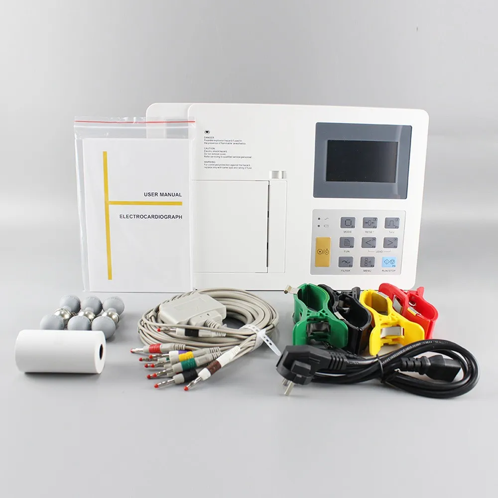 

Veterinary Cheapest portable ECG machine with auto analysis