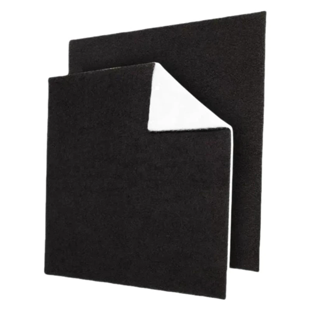 Range Hood Active Carbon Filter Cotton For Smoke Exhaust Ventilator Double Grease Filter Cuttable Extractor Hood 47x57cm