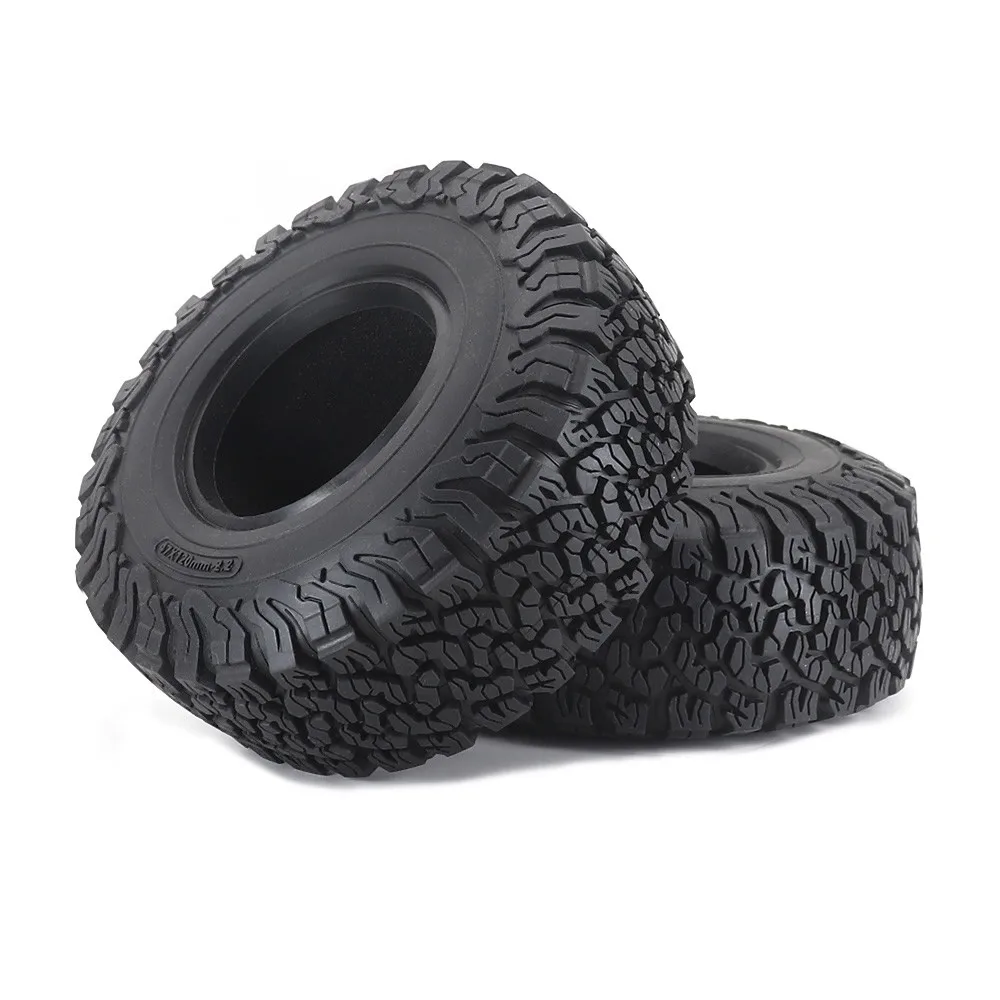 

2.2-inch 120mm Rubber Tires For 1/10 Rc Crawler Car Redcat Scx10 Ii Axial 90046 Traxxas Trx4 Trx6 Rc4wd D90 Rgt Tf2 Rc Car