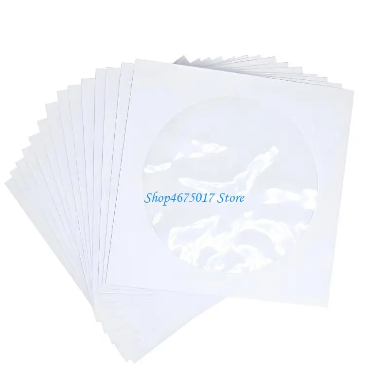 H4GA 콤팩트 디스크 종이 슬리브 봉투 8CM 크기 경량 및 내구성으로 휴대가 간편 공간 절약형 디자인