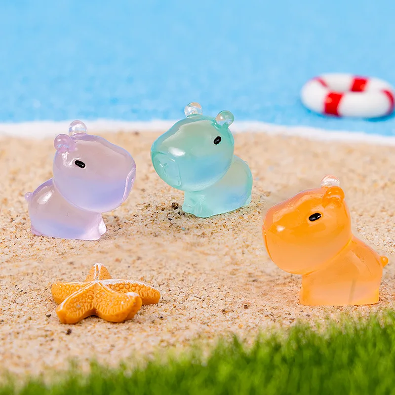 30 Stück Leuchtende Mini-Capybara Figuren Aus Harz – 5 Styles, Glow In The Dark Für Deko & Spiel