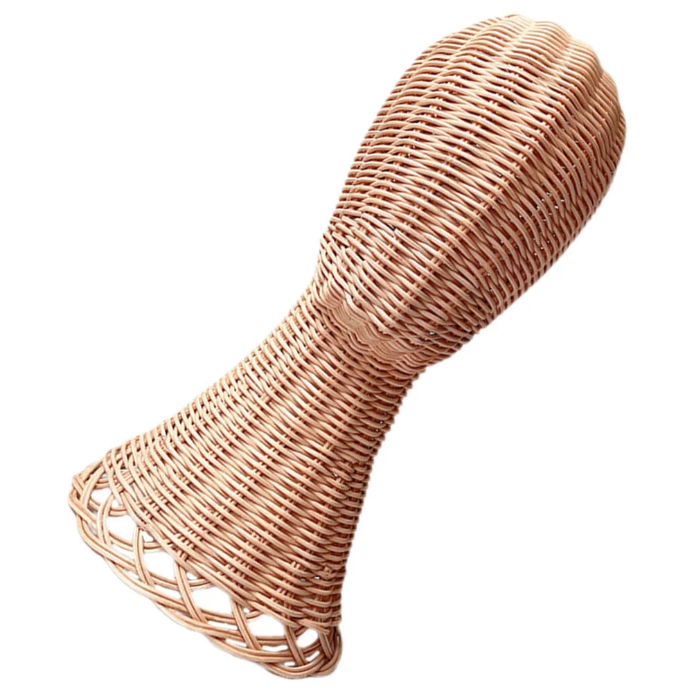 

Rattan Woven Hat Display Stand Desktop Hat Showcase Stand Rattan Cap Holder Hat Display Holder