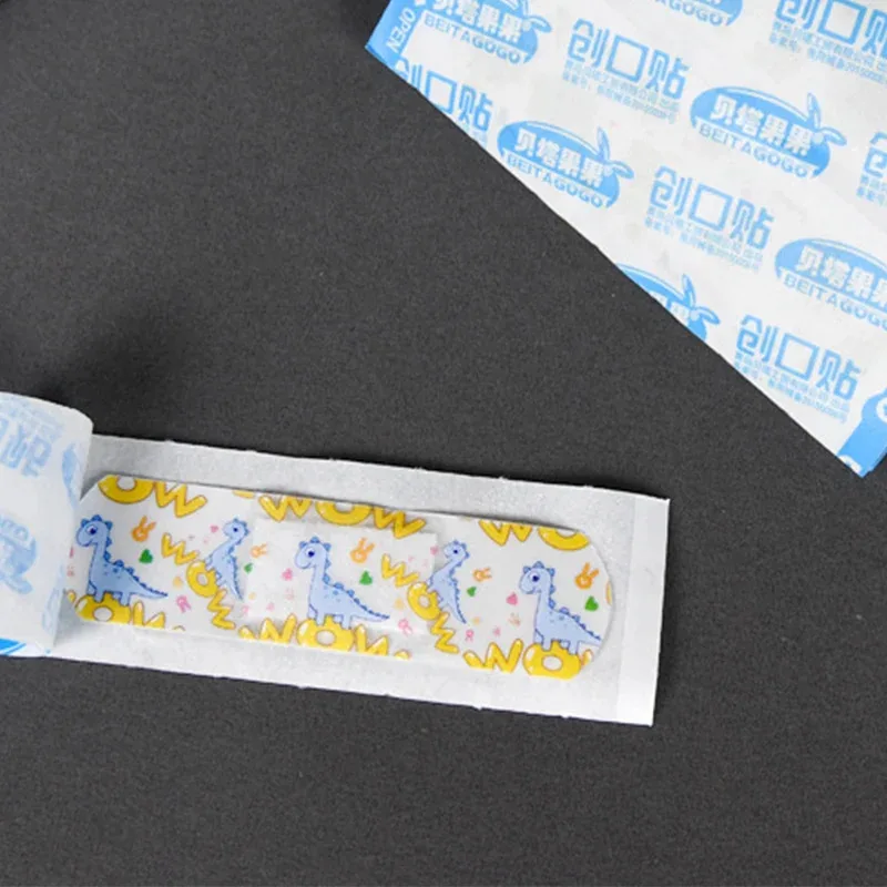 50-300pc Cartoon Animal Pattern Waterproof Hemostasis Kids Band Aid Stickers Adhesive Bandage Wound Strips Plasters for Children
