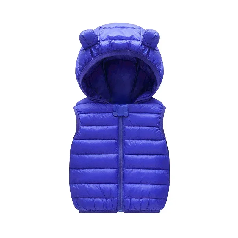 Children Vest Baby Boys Girls Warm Down Vest for Autumn Winter