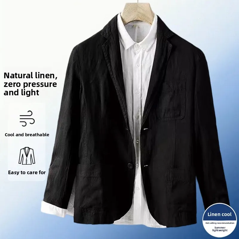 Blazer en lin anti-UV - Blazer respirant et confortable pour homme