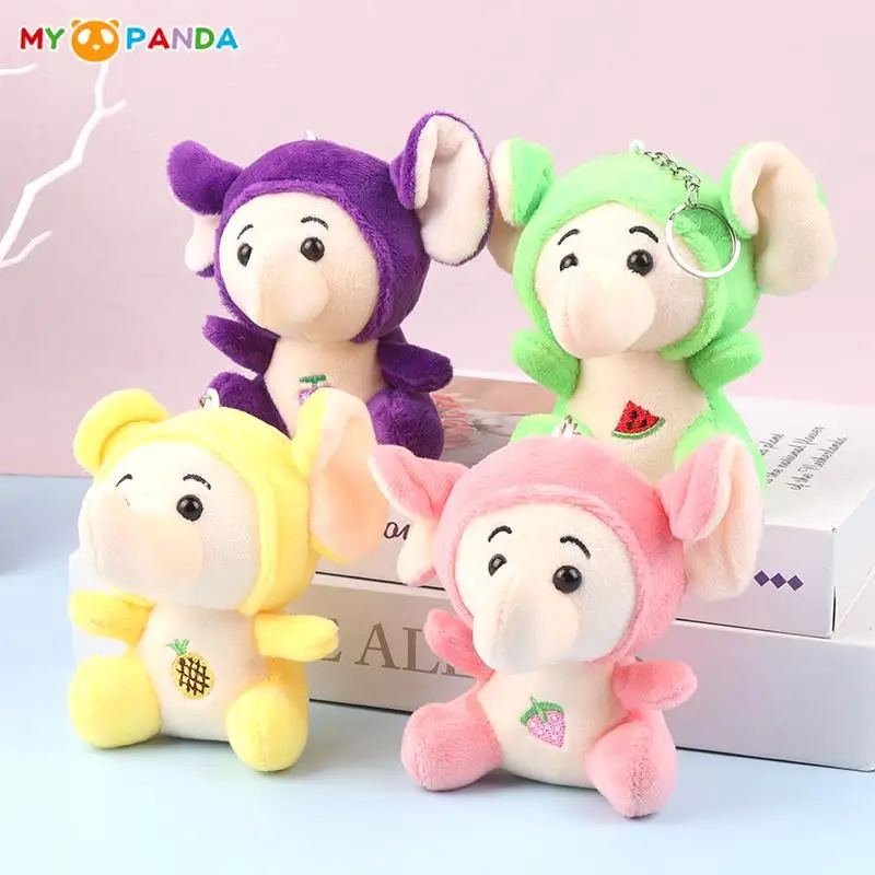 

Мультяшный слон, плюшевая игрушка, милый кулон для животного, мягкая кукла, брелок для рюкзака, автомобильная сумка, брелок для ключей, Декор, подарок для детей