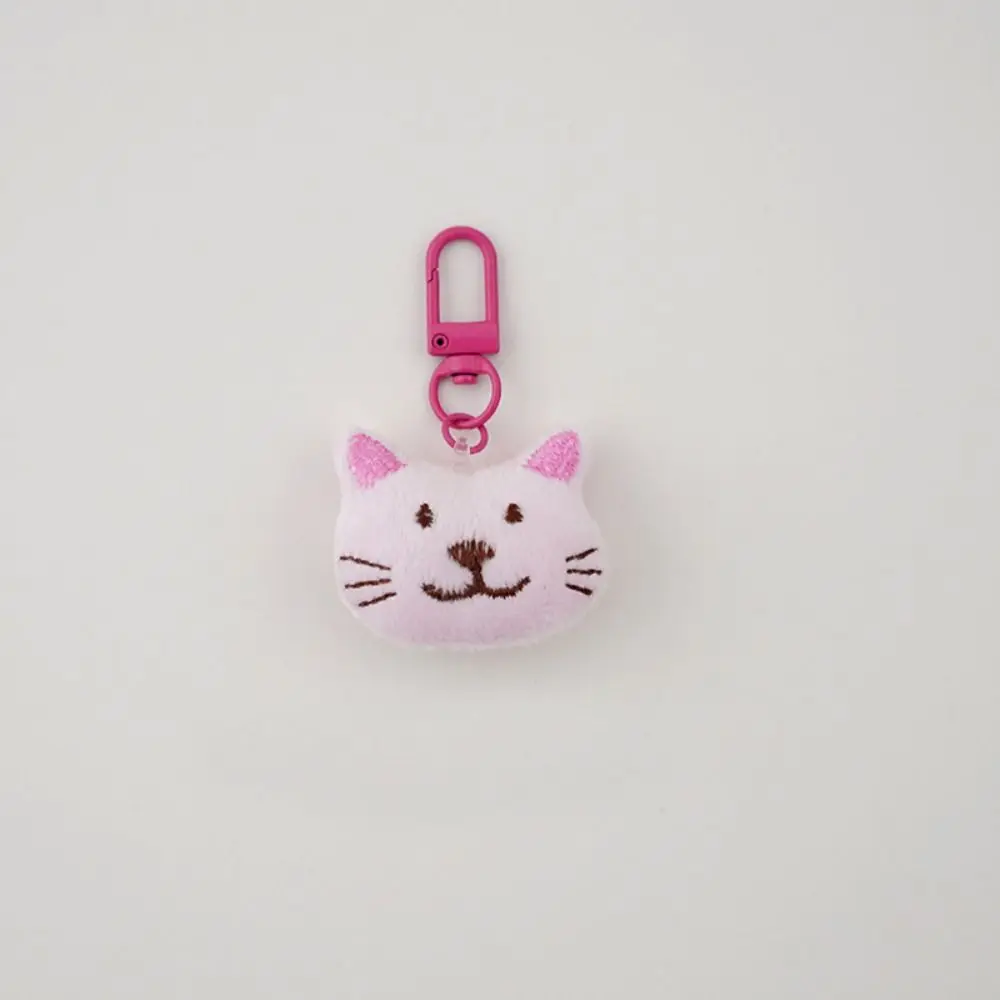 Soft Cartoon Cute Plush Bear Keyring Cloud Mouse Rabbit Keychain Korean Tiger Earphone Case