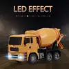 HUINA 1333 1/18 6CH Die-Cast Alloy Remote Control Mixer Engineering Car Toys Static Model Crawler Wheel Kids RC Truck Gift 3