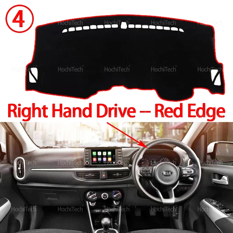 Dash Mat Zonnescherm Pad Voor KIA STONIC 2017-2021 Auto Dashboard Cover