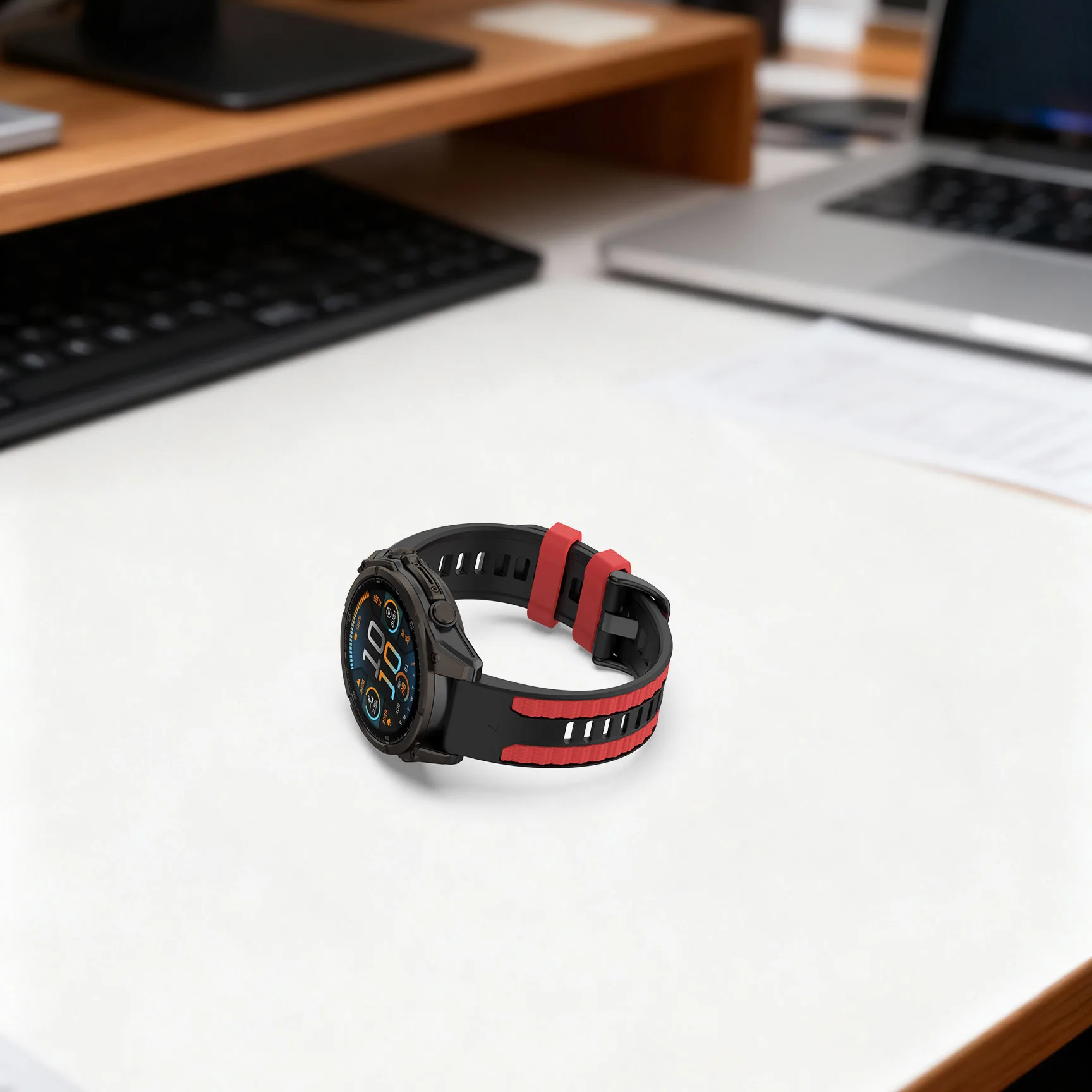 Versatile Silicone Strap for Smartwatches - Quick Fit 22mm/26mm
