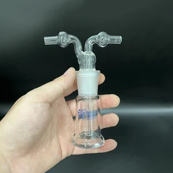 FAPEI Drechsel gas washing bottle ,Capacity 30mL,Lab Glass Gas Washing Bottle,Shisha hookah