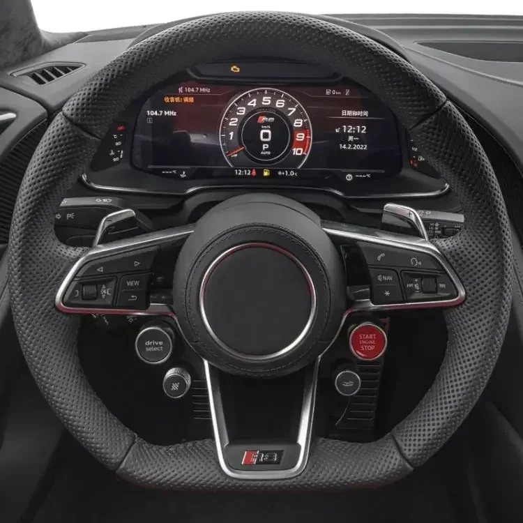 Applicable original Audi R8 Steering Wheel Shift Paddle Carbon Fiber Magnetic Shifter Paddle Car Dial Shift Steering Gear