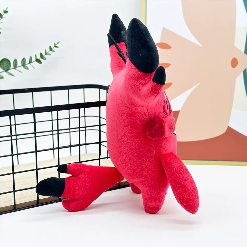 30CM Cursed Cat Alastor Cosplay Plush Plushies Cartoon Hotel Fantasy Props Xmas Birthday Gifts Mascot Costume Halloween Decor plush toy plush doll mascot costume