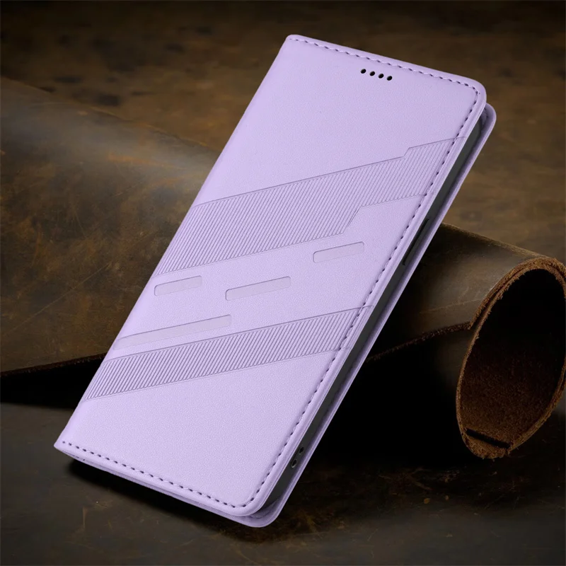 Elegant Magnetic Flip Leather Wallet Phone Case with Card Holder