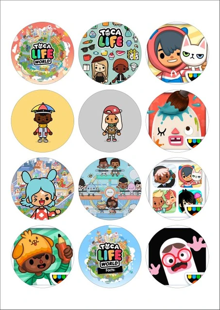 Poster Toca Boca Characters  Current Boka Characters - Poster Stickers -  AliExpress