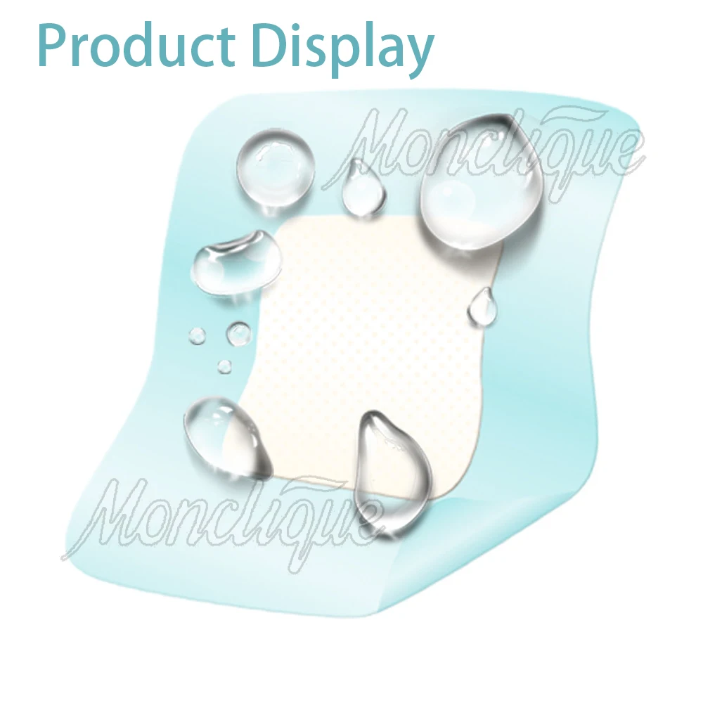 10-30Pcs Large Waterproof Transparent PU Adhesive Wound Dressing Fixer Band Aid Bandage Protective Sticker First Aid Tool 10x10