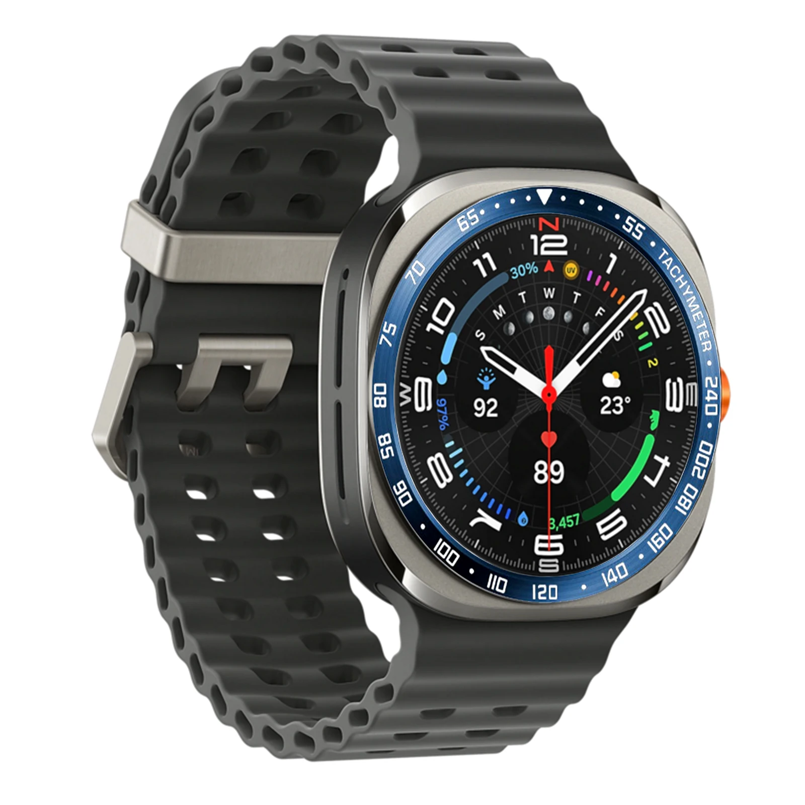 Premium Metal Bezel Ring Case - Smartwatch Protector with Steel Frame Shell