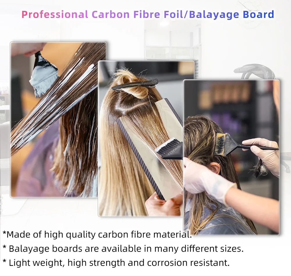 Professional Carbon Fiber Hair dye Board for Barber Hairdresser Design Styling Tools Accessories and Hair Coloring Dyeing Board 4