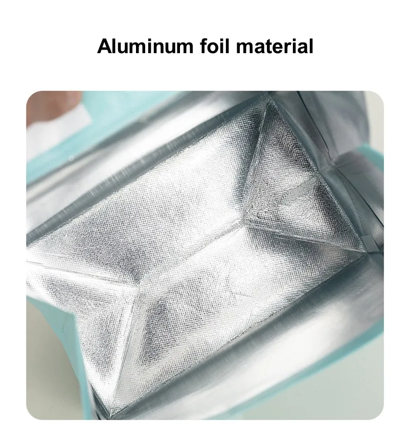 10pcs Non-Woven Insulated Tote Bags – Reusable Thermal Cooler Pouches for Food, Cake, D... - SKU NITB2302 - UGI Packaging