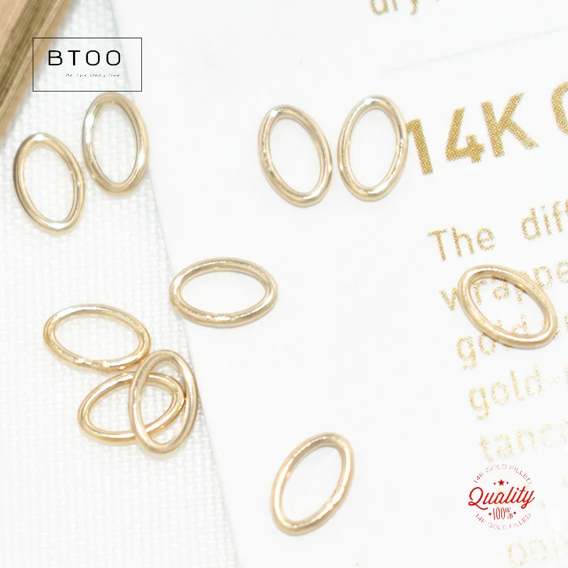 14K Gold Filled Closed Jump Rings 14K Gold Split Ring For Making DIY  Jewelry Findings - AliExpress