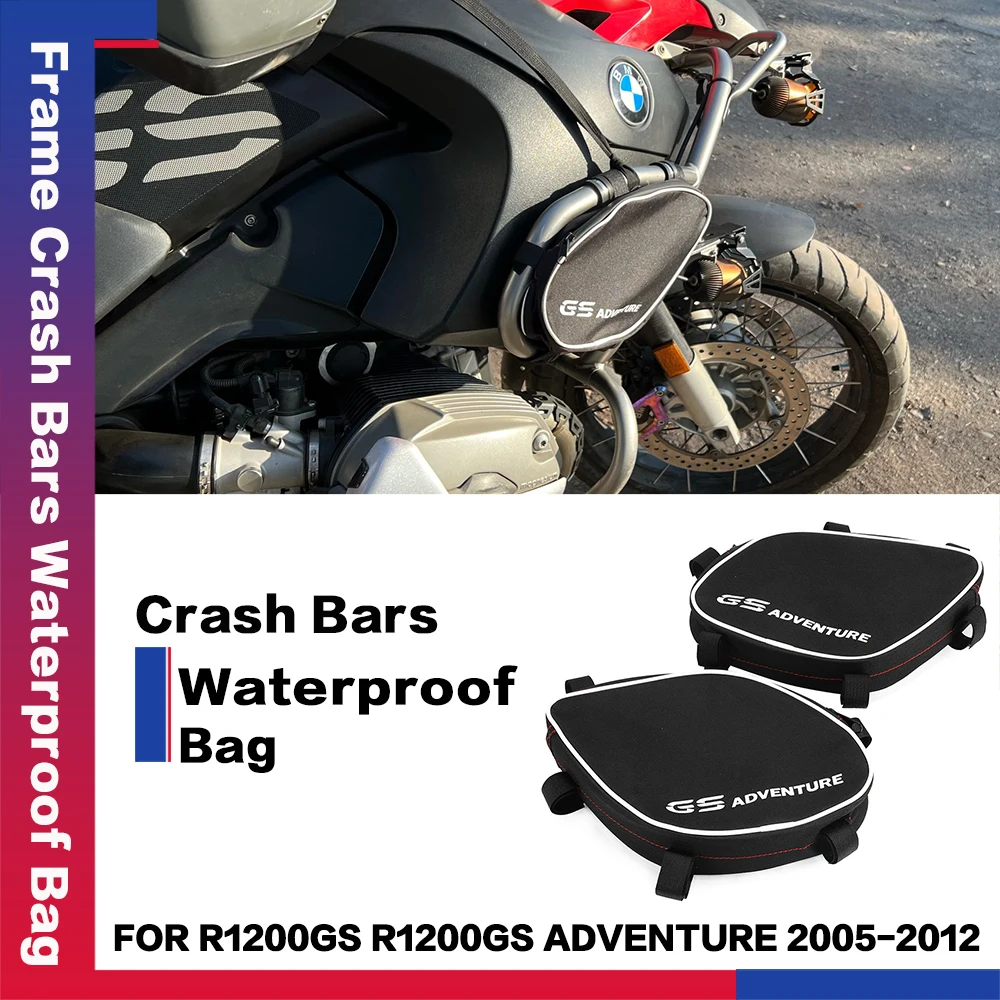 

Motorcycle Frame Crash Bar Waterproof Bag Original Bumper Repair Tool Placement Bag For BMW R 1200GS R1200GS Adventure 2005-2012