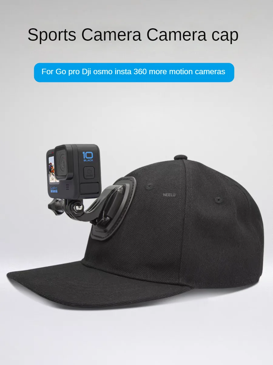 Support Sangle GoPro Pour Sac à Dos - Rotation 360°, Compatible Hero 12-4, DJI, Insta360, Smartphones