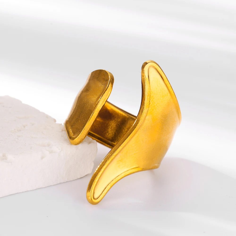 Gold Mermaid Open Rings For Women