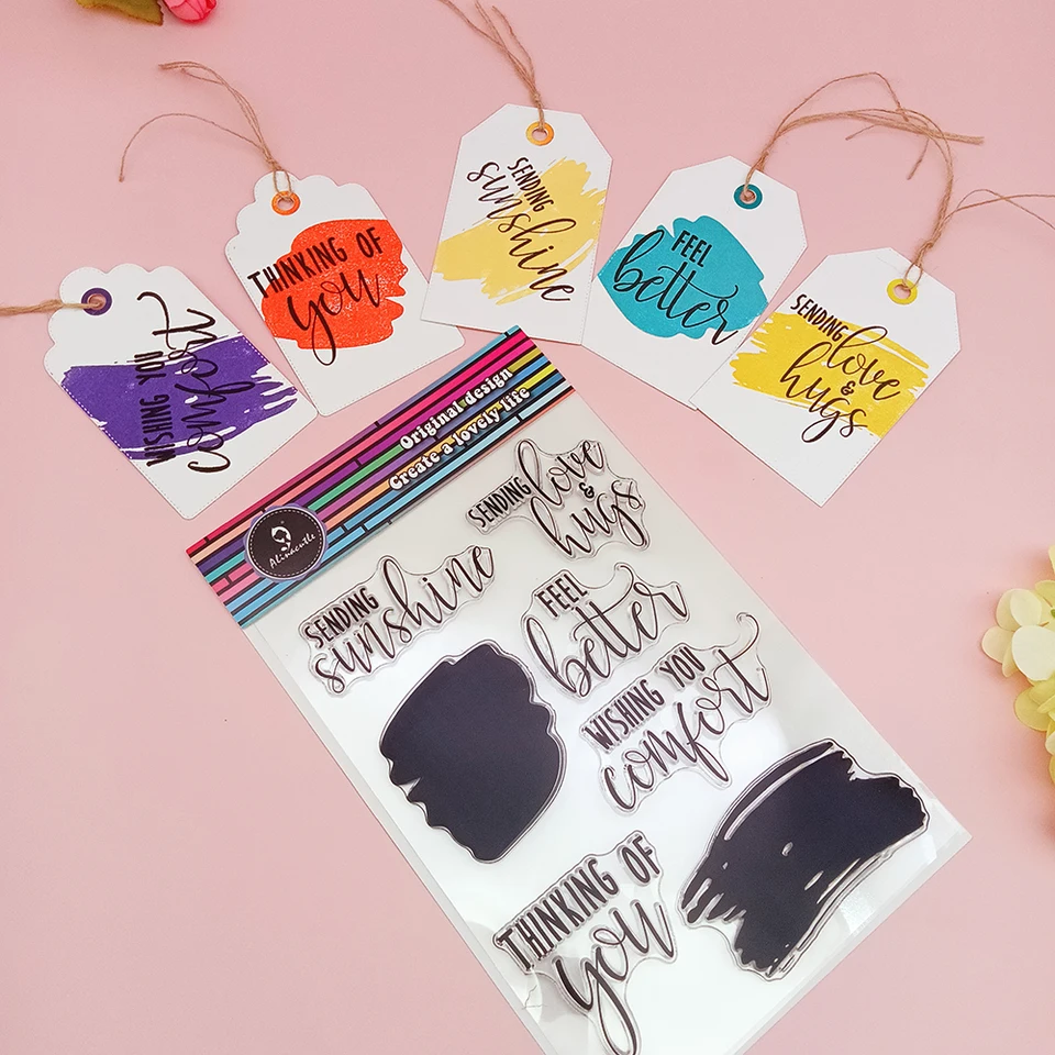 Set De Tampons Transparents Et Matrices – Thème Fées Et Papillons (5 Fées) – Création Scrapbooking