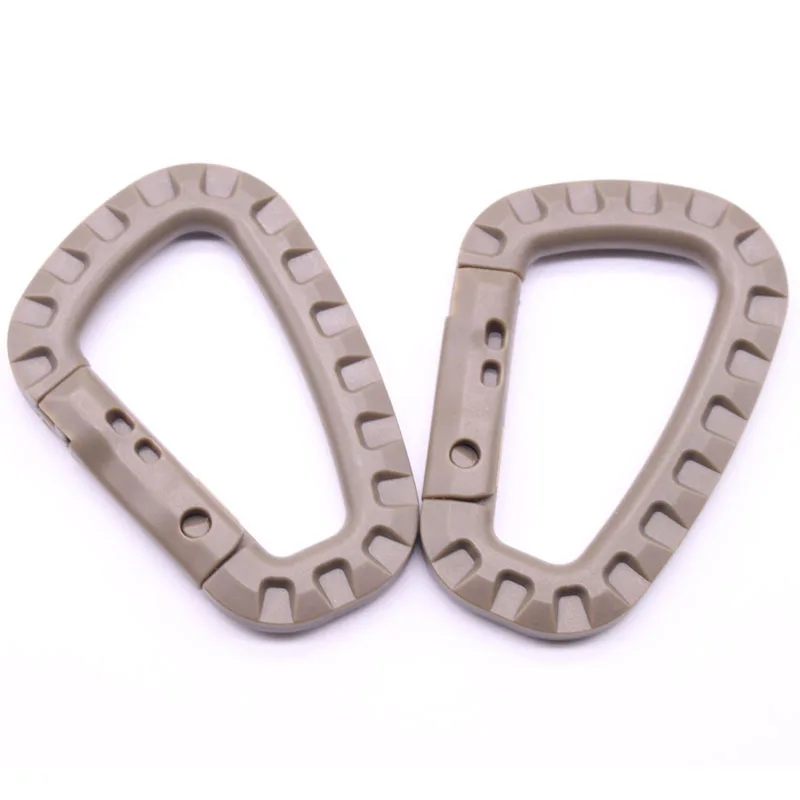 5 stücke Taktische 3,5 "Kunststoff Karabiner Molle Clip ITW Schlüsselbund D-Form Harte Frühling Schnalle Haken Für Outdoor wandern Camping Werkzeuge – Detail 17