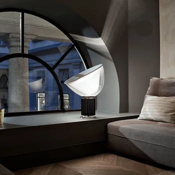 Taccia Table Lamp Scandinavian Italian Designer Light Living Room Kitchen Island Lighting Decor Bedside Bedroom Glass Table Lamp 4