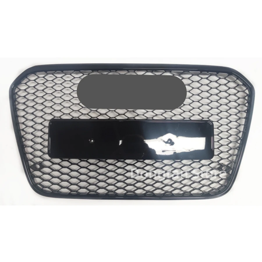 

For RS6 Style Front Sport Hex Mesh Honeycomb Hood Grill Black For Audi A6/S6 C7 2012 2013 2014 2015 Car-styling Accessories