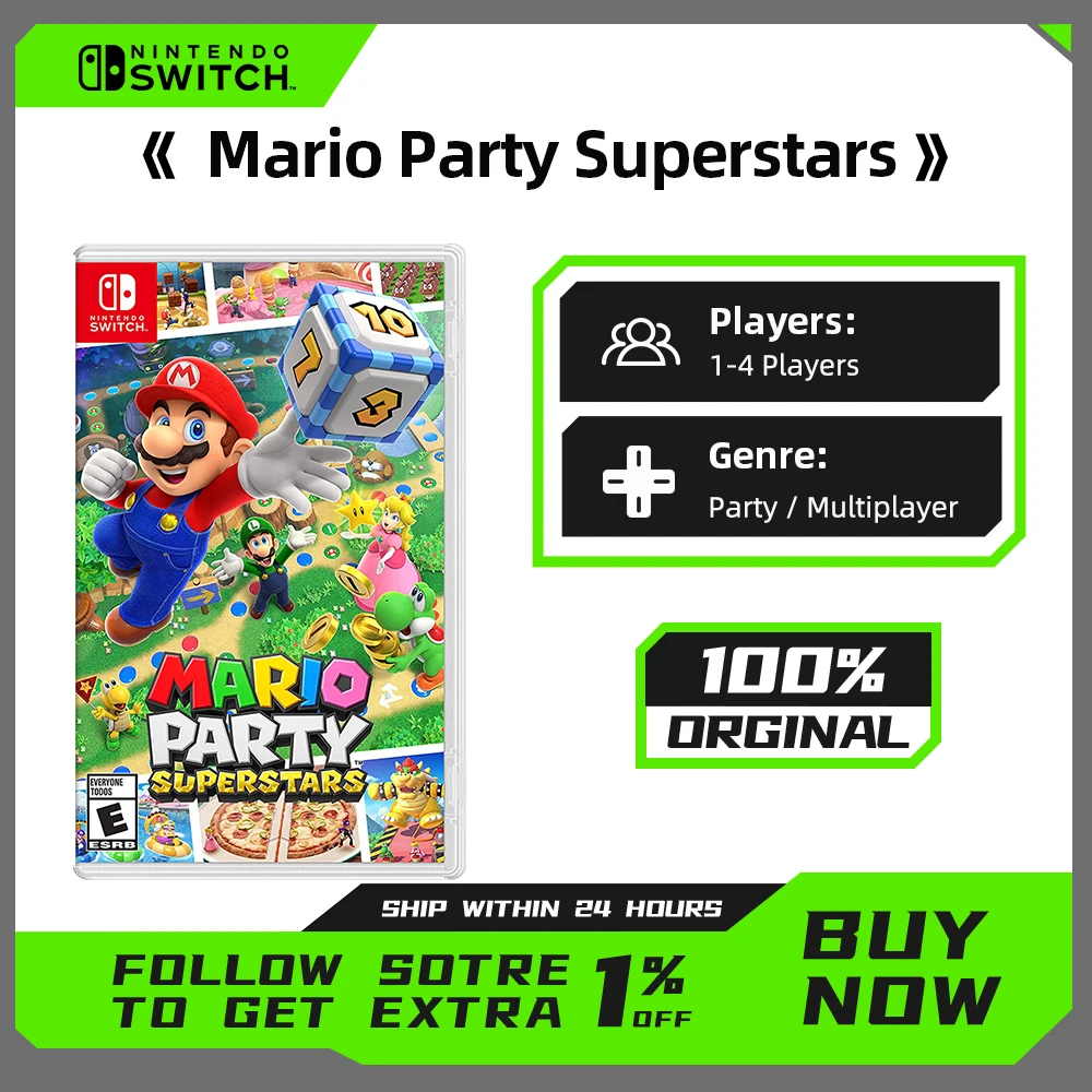桃太郎電鉄 ワールド　MARIO PARTY SUPERSTARS　Switch Mario Party Superstars - Nintendo Switch - Games - Nintendo