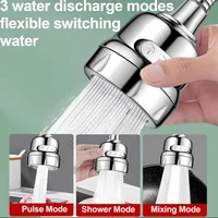 Adaptateur universel pour robinet de cuisine 2/3 modes 360 °   Extensions de filtre de robinet rotatif, Gadgets de cuisine, buse de robinet d'économie d'eau de pulvérisation 3