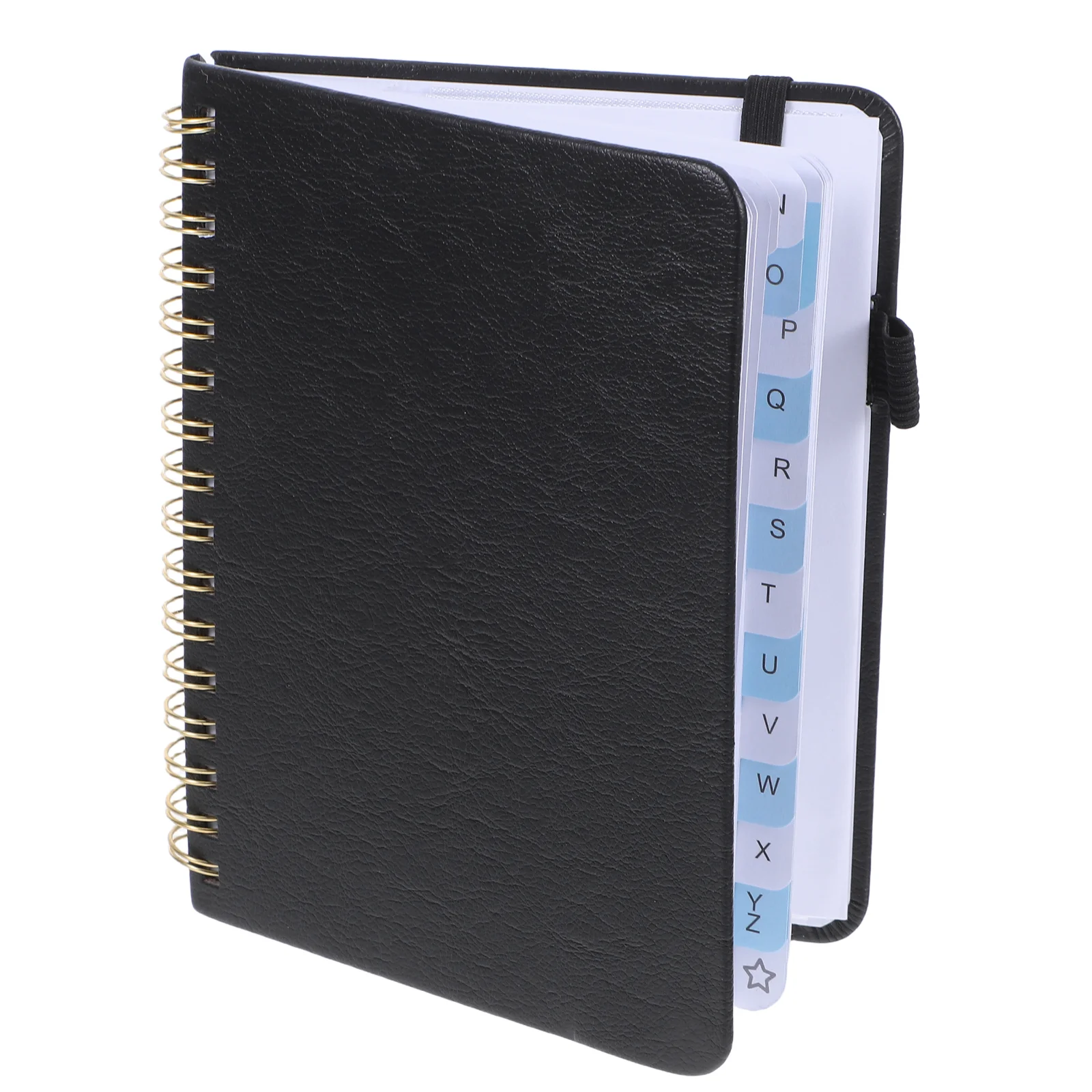 Refillable Address Book Binder with Alphabetical Tabs and Pen Holder ideal for Seniors and Office refillable planner binder