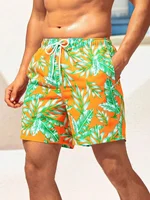 Hawaii Beach Shorts Mens Sport Shorts Palm tree Print Sportswear Fitness Short Pants Training Jogging Short Pants Summer Workout 1