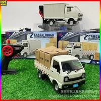 1:10/1:16 Wpl D12 Rc Car Simulation Drift Climbing Truck Led Light Haul Cargo Remote Control Electric Toys Gift For Children diy 1
