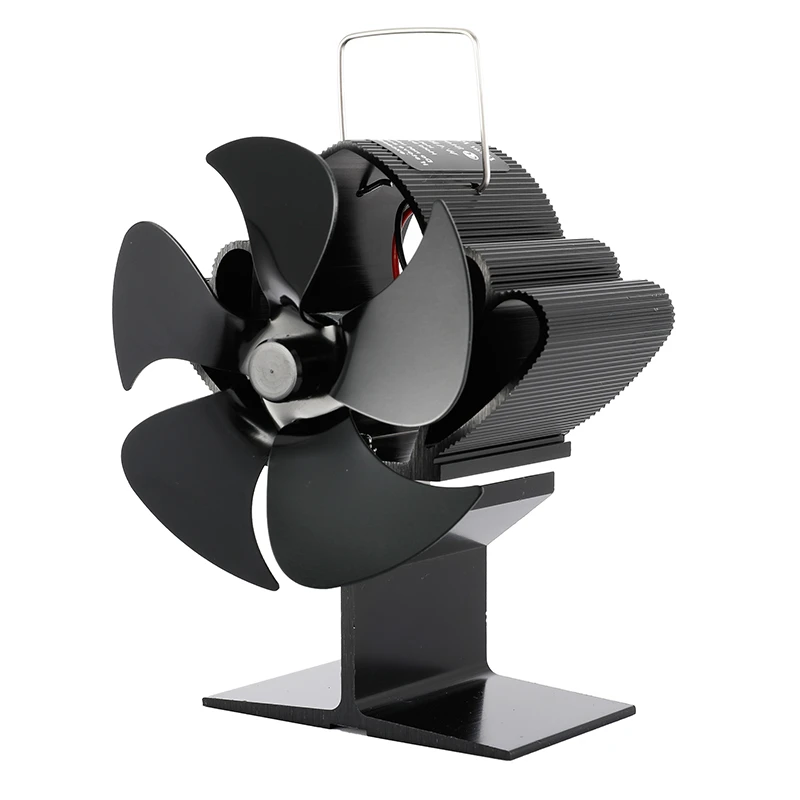 

5 Blade Fireplace Fan Stove Fan Effecient Heat Powered Log Wood Burner Ecofan Quiet Fan Home Heat Distribution For Home