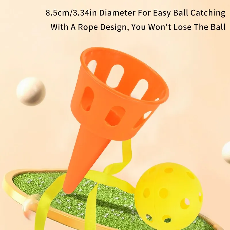 Kids Sports Catch A Ball Set Durable Plastic Sensory Training Equipment outdoor Party Game Ball Toss And Catch Toys For Lawn throwing catch ball toys throwing ball toys sport balls sensory toys