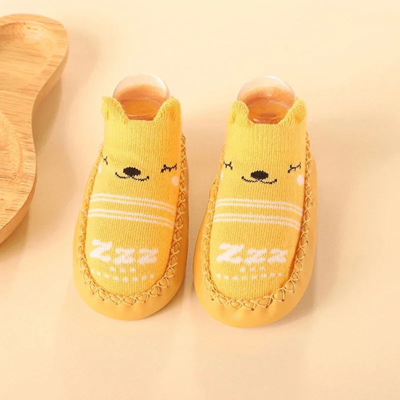Baby Socks Infant Boys Girls Spring Autumn Floor Socks Anti Slip Soft Sole Rubber Soles 2025 non slip floor socks baby socks