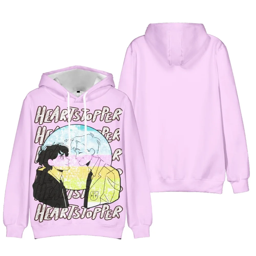 Heartstopper 3d Hoodie Sweatshirt Uk Television Series Fashion Pink Color  Stylish Streetwear Women Men 2022 New Pullovers - Hoodies & Sweatshirts -  AliExpress