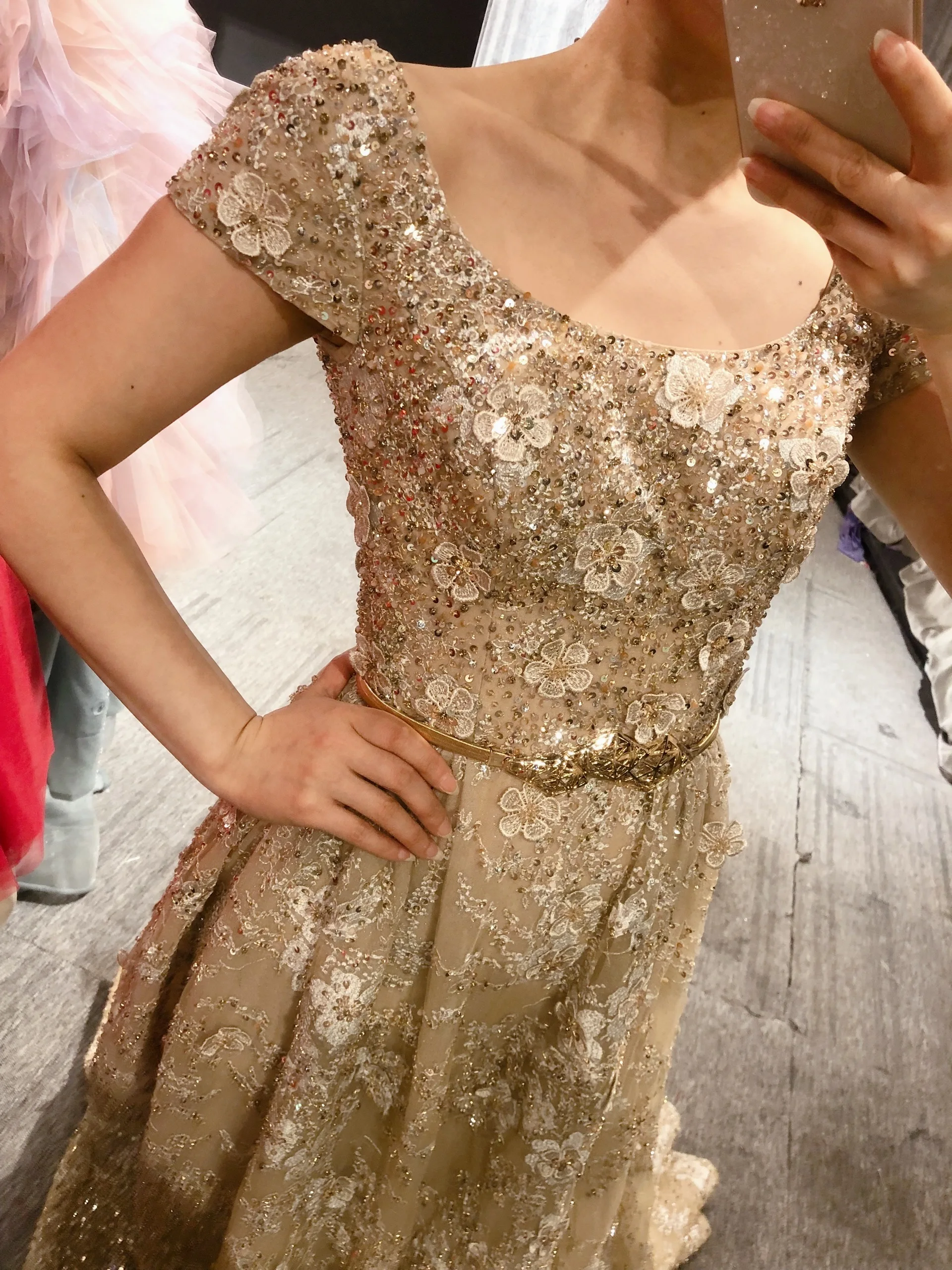 Рисунок 4 - Винтажное вечернее платье Elie Saab цвета шампанского