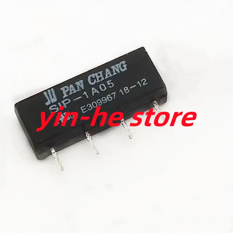 

2PCS SIP-1A05 New original DC5V dry reed pipe 4pin Reed relay Reed tube relay a group of normally open