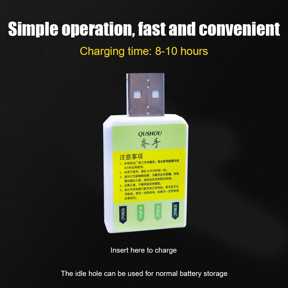 Night Fishing Electric Floats Light Luminous Rechargeable CR425 3.7V Battery USB Charger Set Buoy Tools Bobber Pesca Tackle