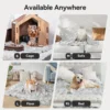 3pcs/1pc Thickened Pet Blankets with Paw Print & Bone Patterns - Soft Plush Machine Washable Dog Blankets for All Dog Sizes 5