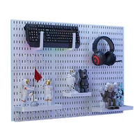 Mounting Display DIY Tool Storage Rack Home Pegboard Wall Hole Board Panels Decor Organizer Holder Bathroom Kitchen Hang Board 1