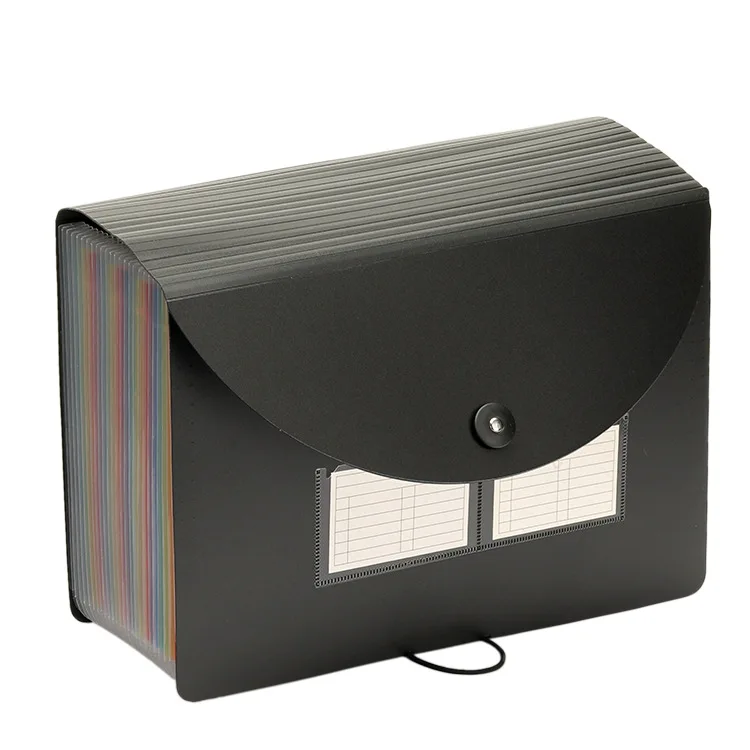 Portable Expanding File Folder with 13 Pockets and Colored Tabs – Ideal Document Organizer