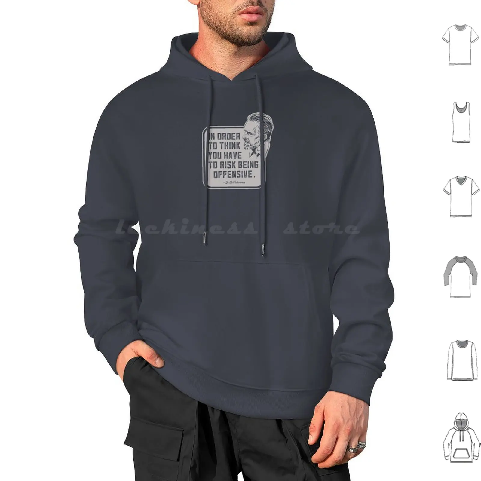 

Peterson-In Order To Think...Quote Hoodies Long Sleeve J B Peterson Professor Truth Philosophy Philosopher Brown